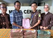 Tersangka Sori Paranggi kembalikan 100 juta kerugian negara