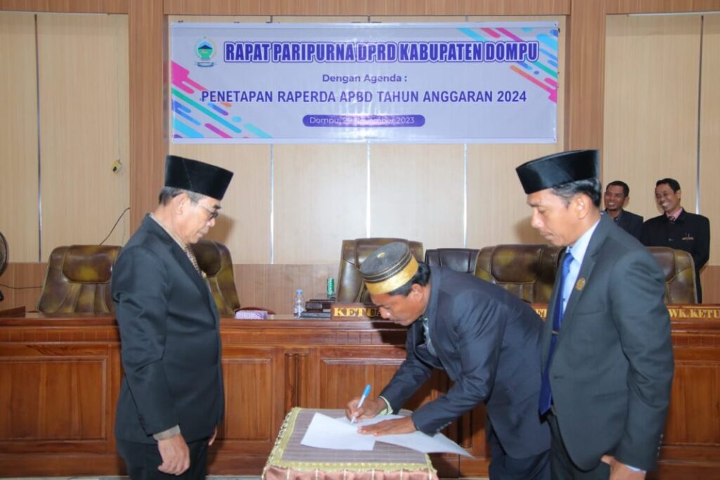 APBD 2024 Kabupaten Dompu diketok
