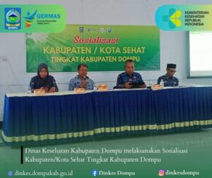 Dinas Kesehatan Dompu sosialisasi KKS