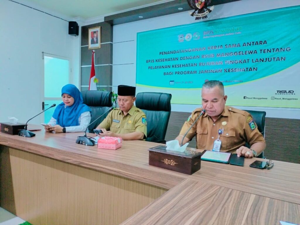 RS Manggelewa dan BPJS teken MoU