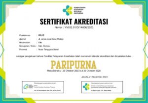 Puskesmas Ranggo dan Kilo dapat akreditasi paripurna