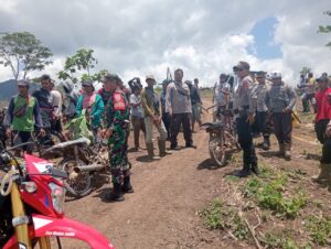 Babinsa Saneo selamatkan sumber air warga tiga desa